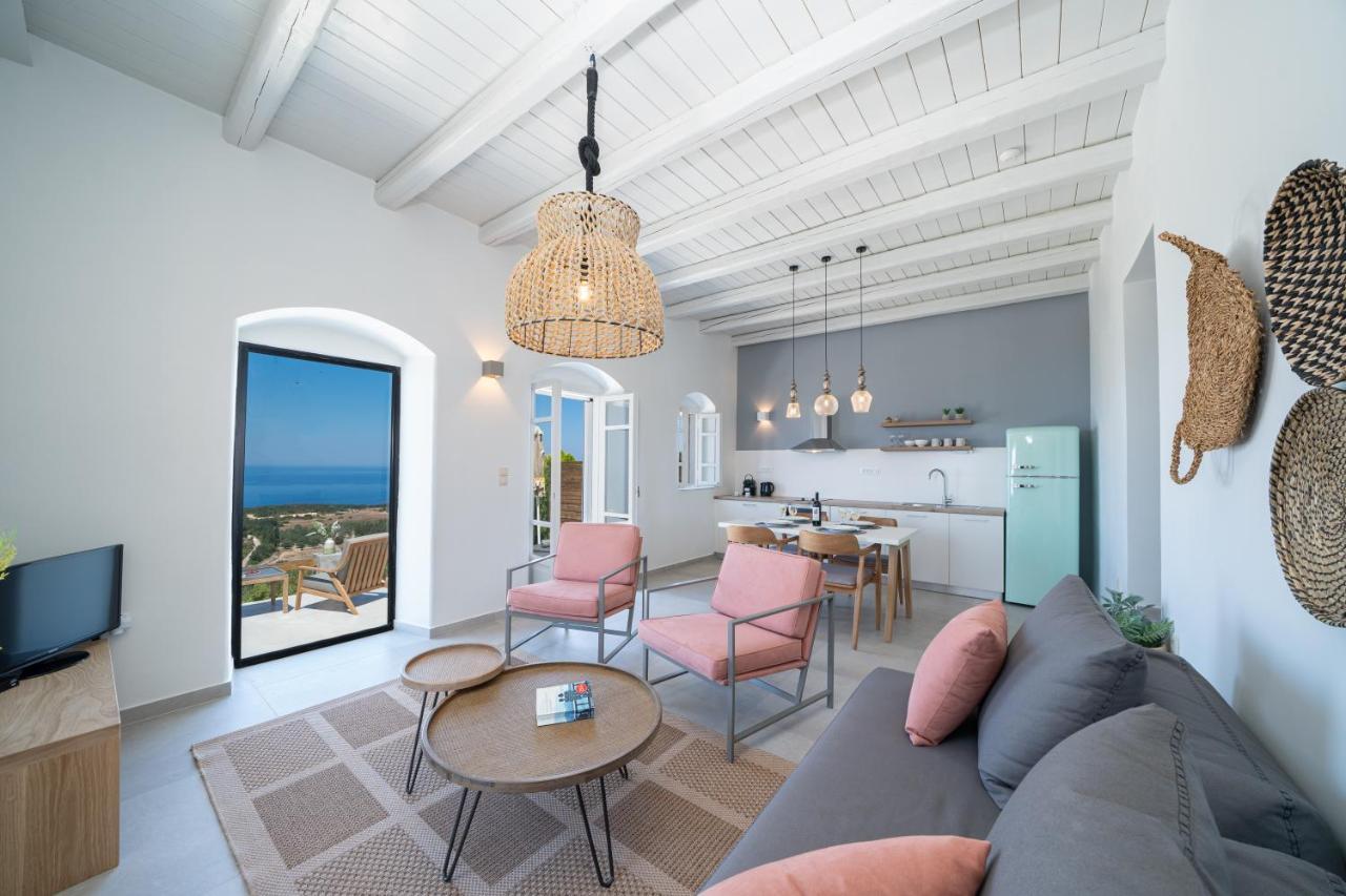 Blue Horizon Cottages Tzamarelata ภายนอก รูปภาพ