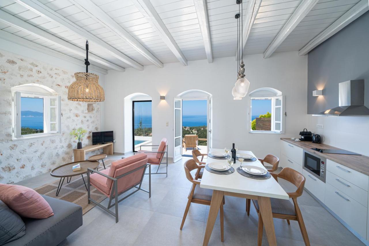 Blue Horizon Cottages Tzamarelata ภายนอก รูปภาพ